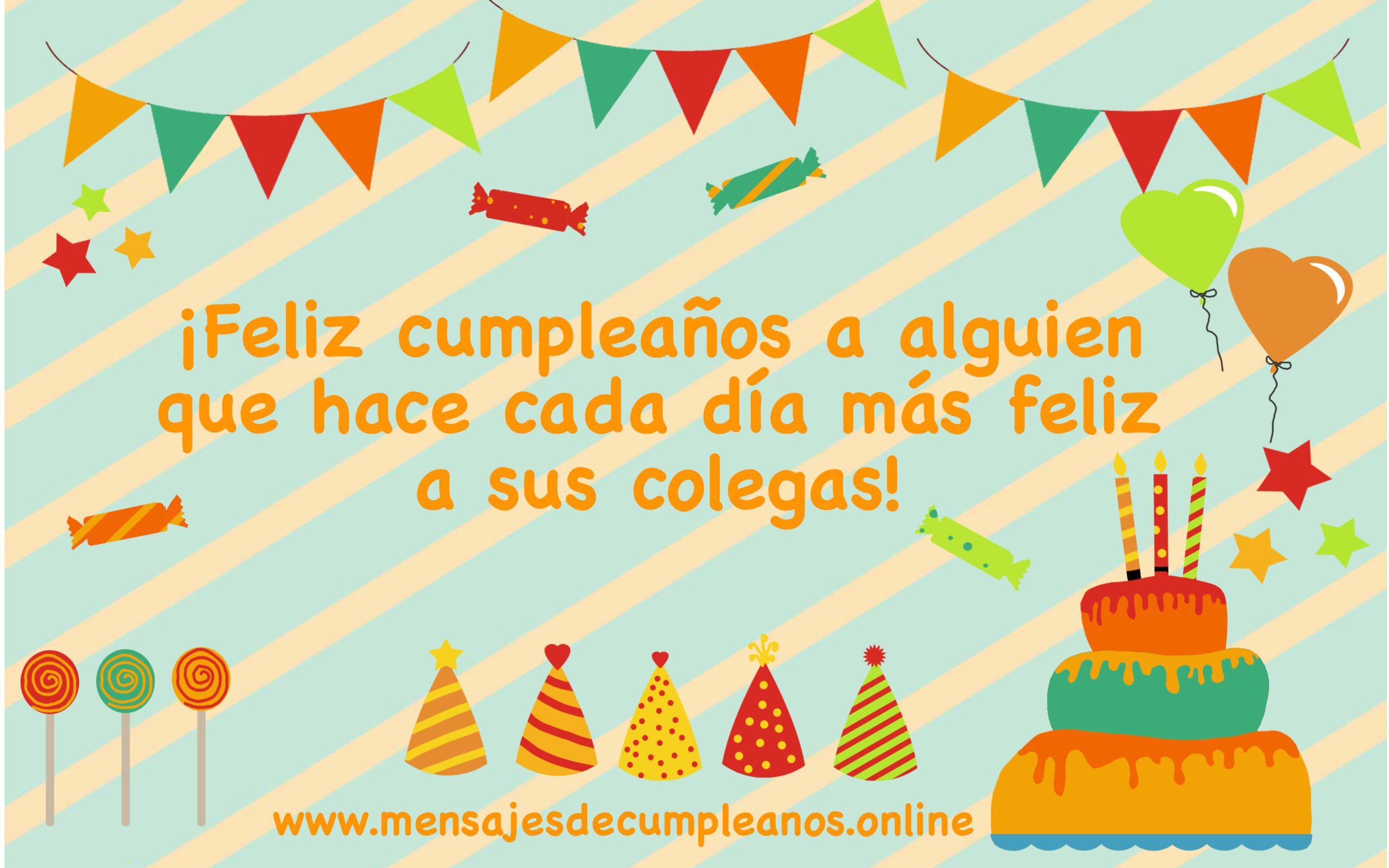 Frases de cumpleaños para compañeros de trabajo