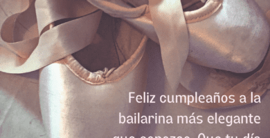 Deseos de cumpleaños para una bailarina